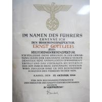 Germany: 1944 promotion document