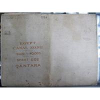 England: WWI Secret Suez map