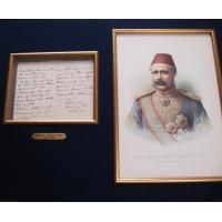 Great Britian: Gordon of Khartoum letter and portrait.