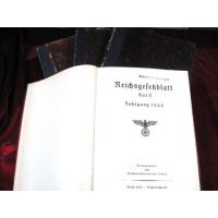 Germany: 4 volumes of the Reichs Law Gazette