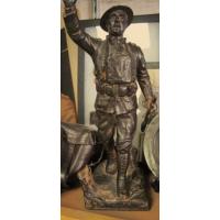 US: WWI Spelter soldier