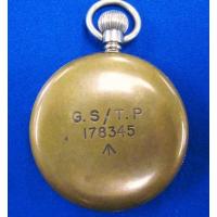 Britain: WWII Damas Field pocket watch and case