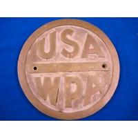 US: Bronze WPA plaque