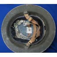 US: WWI 3rd ID helmet in combat finish.