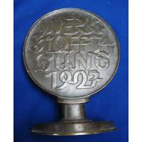 Germany: 1927 Materials Conference bronze award