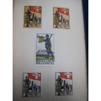 Swiss: Album of WWI Patriotic Military labels
