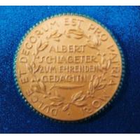 Germany: Schlageter death porcelain medal