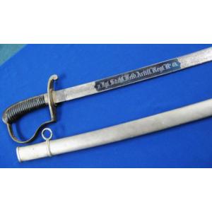 Saxony:  Pre-WWI blue paneled sword