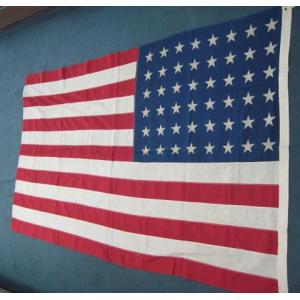 US: WWII 48 star cotton flag