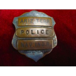 Arizona: Territorial Navajo Police Badge