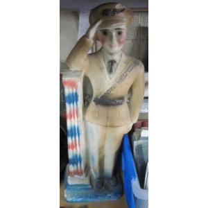 US: WWII Carnival Chalk soldier