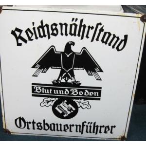 Germany: Reichsnahrstand Porcelain sign