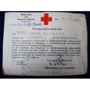 Germany: 1944 Army doctors field pass