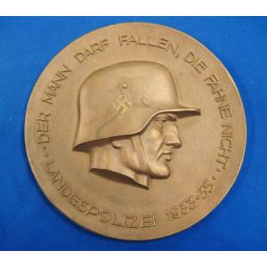 Germany: 1934 Police bronze plaque.