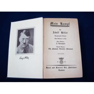 Germany/England: 1939 english edition of Mein Kampf