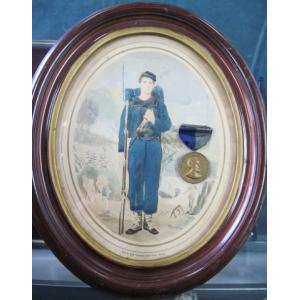 US: Civil War portraits and campaign medal