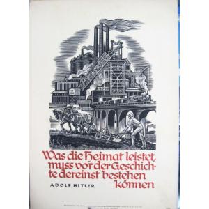 Germany:  April 1942 factory poster