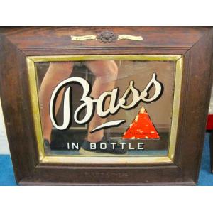 England:  WWII period Bass Beer mirror