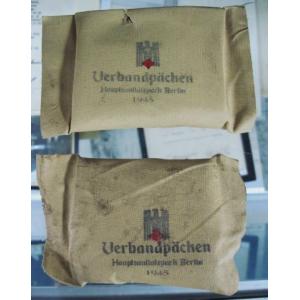 Germany: 1945 Red Cross bandage packs