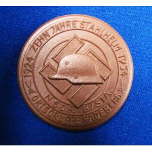 Germany: Porcelain Stahlhelm medal