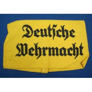 Germany: "Deutsche Wehrmacht" armband