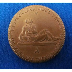 Germany: Arnstadt War Memorial  porcelain medal