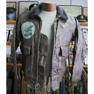 US: Navy G-1 jacket with patches