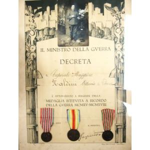 Italy:  WWI Veterans group.