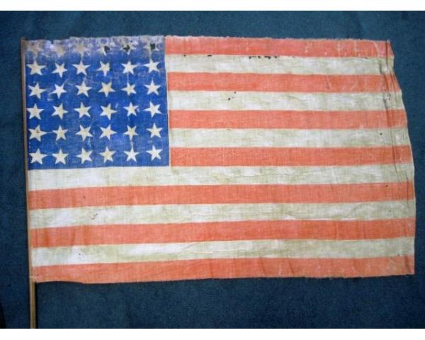 Us 36 Star Civil War Flag - Featured Items - - An Original 36 Star Us ...