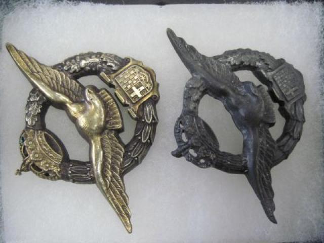Yugoslavia:  WWII Pilots badges