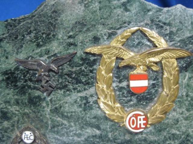 Austria:1930's to 1960 Aviation statue.