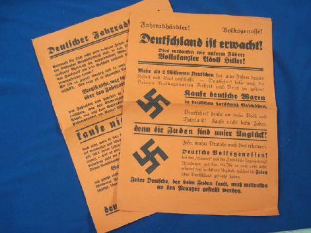 Germany: Antisemitic leaflets