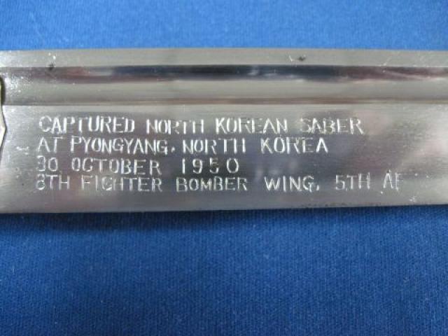 Korean War: Captured N. Korean dagger