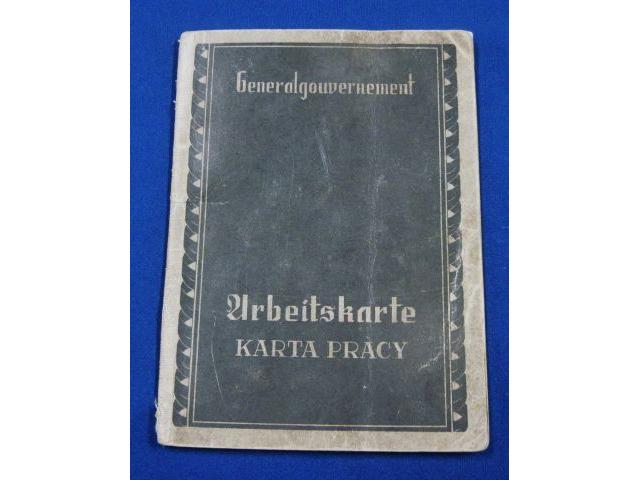 Poland: General Govt. Arbietsbuch