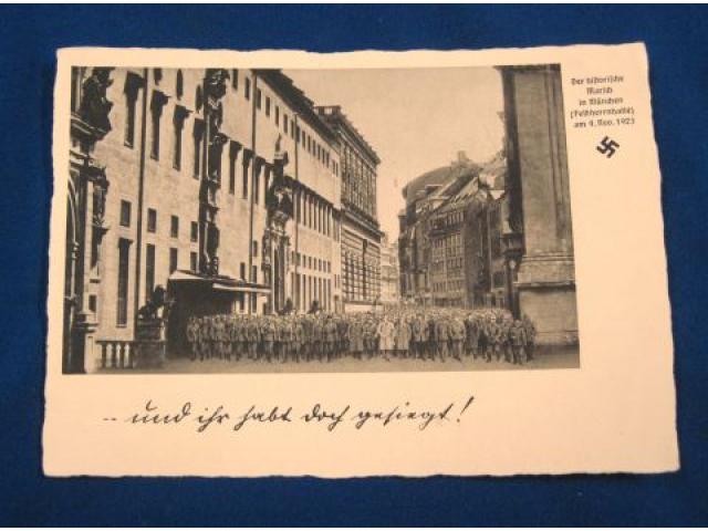 Germany: 1923 beerhall putsch postcard