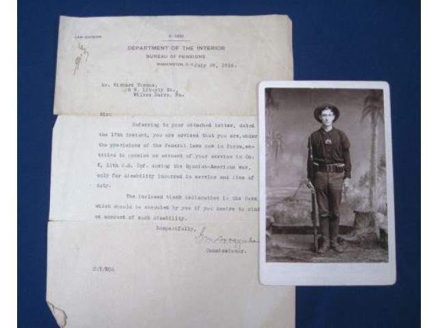 US: Span Am photo and disability letter