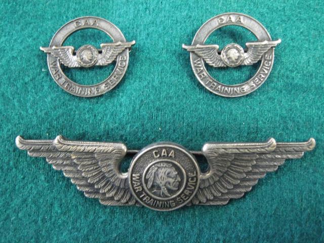 Us Wwii Civil Air Patrol Pilots Wing and Lapel Devices - Militaria ...