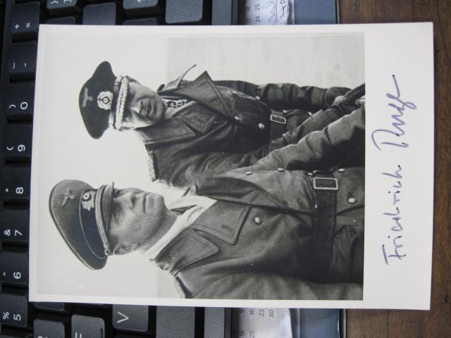 Germany Rommel and Ruge Photo with Auto - Posters Photos Etc - - Sharp ...