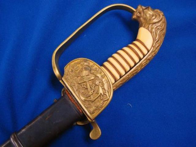 Germany: WWI Imperial Kriegmarine combat sword by Eichorn