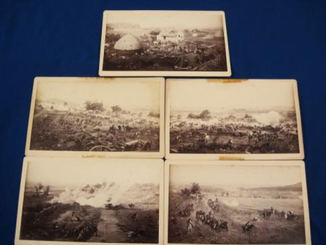 US: Gettysburg Cyclorama cabinet card photos.