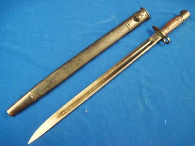 Britian:  1907 Enfield bayonet WWII reissue