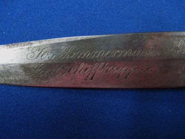Germany: Zeppelin Crewman's knife