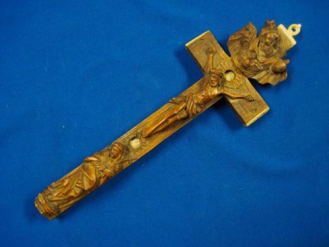 Germany: 18th century reliquary crucifix