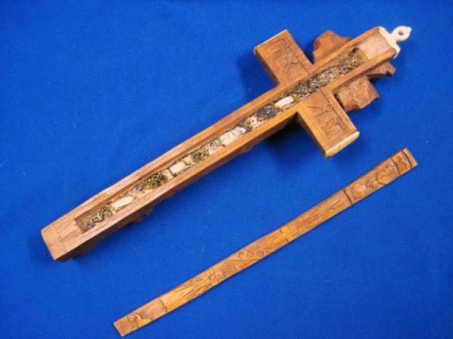 Germany: 18th century reliquary crucifix