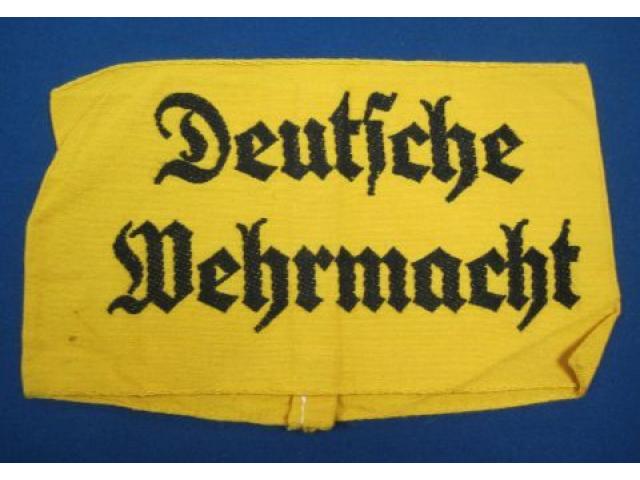 Germany: "Deutsche Wehrmacht" armband