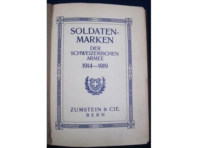 Swiss: Album of WWI Patriotic Military labels
