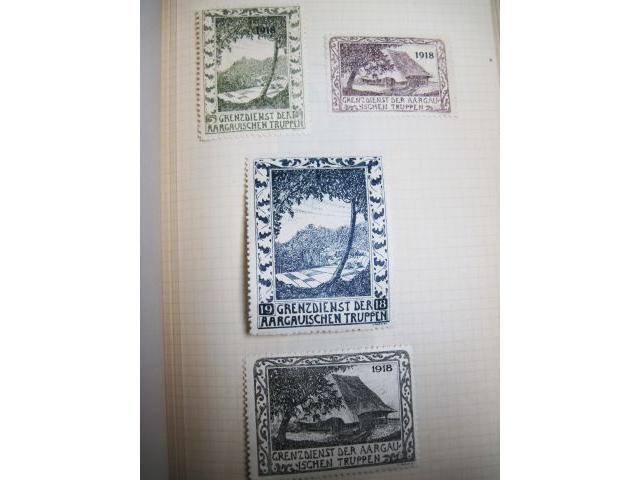 Swiss: Album of WWI Patriotic Military labels