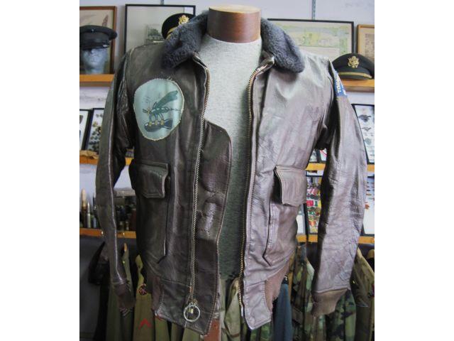 US: Navy G-1 jacket with patches