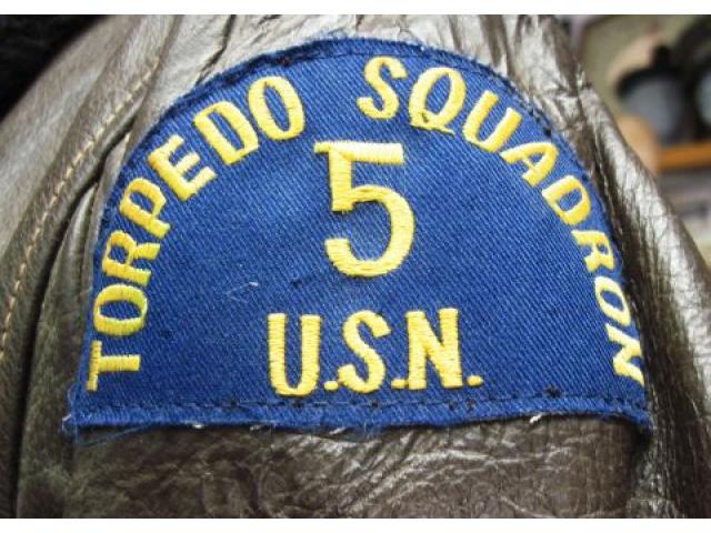 US: Navy G-1 jacket with patches