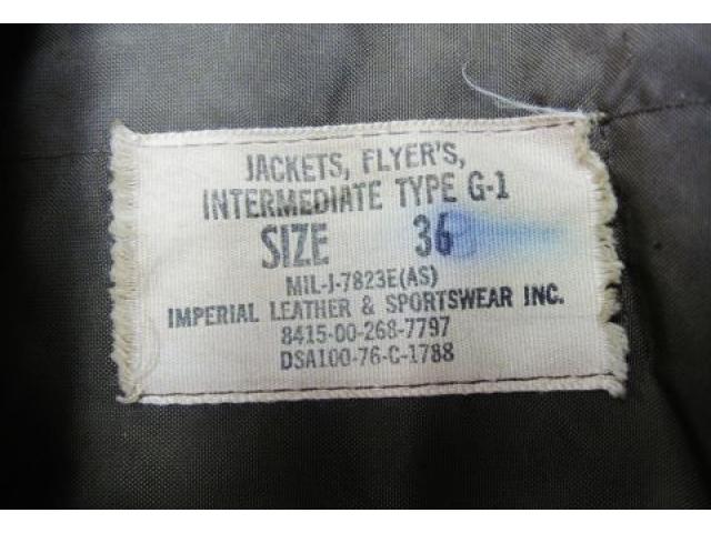 US: Navy G-1 jacket with patches